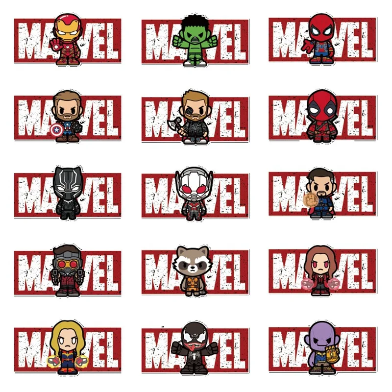 Наклейки с надписью Marvel автомобильные наклейки для блокировки царапин