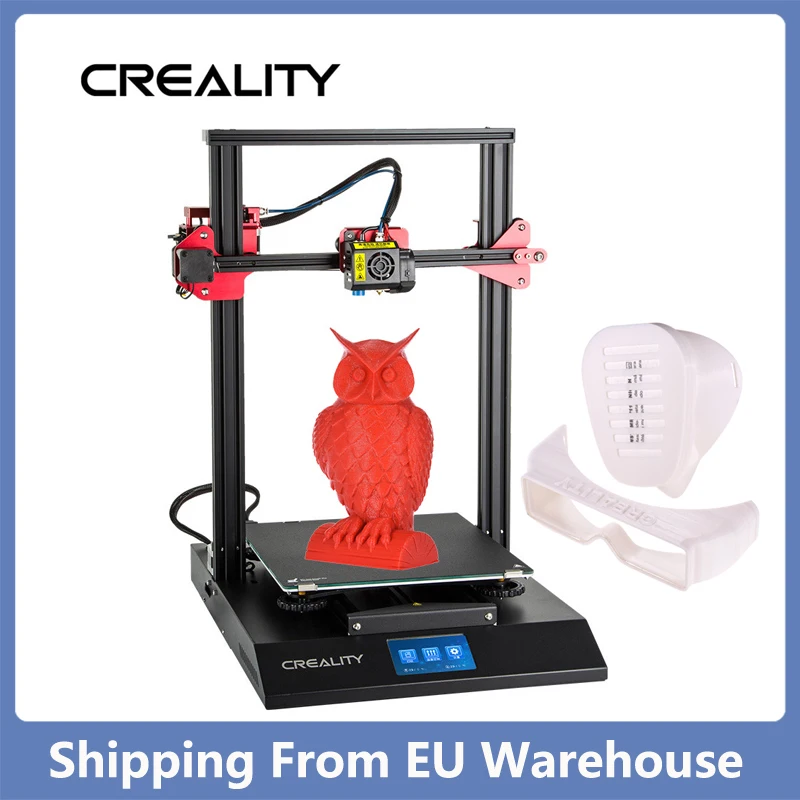 

3D-принтер CR-10S Pro, Модернизированный комплект для самостоятельной сборки с автоматическим выравниванием и сенсорным ЖК-дисплеем