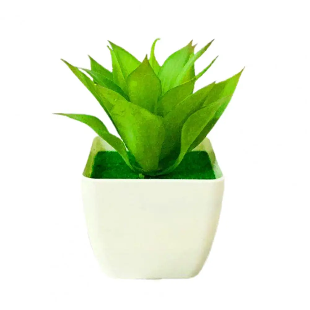 

Artificial Succulent Bonsai Creative Ornaments for Home Table Garden Decoration Artificial Plants with Pot