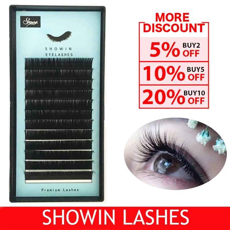 

Big Sale Individual Eyelashes Extension False Volume Eyelash Extensions Premium Mink Lashes Professional Makeup Maquiagem Cilio