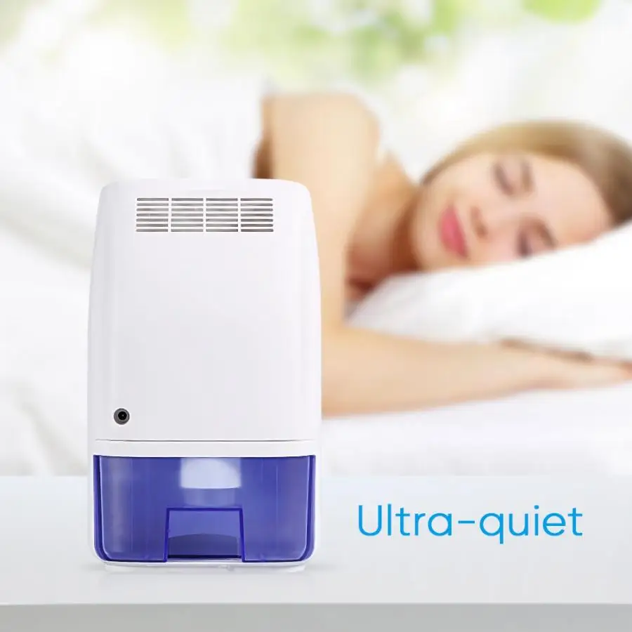

Air Dehumidifier 700ml Ultra Quiet Portable Dehumidifier Moisture Absorber for Home Bedroom US Plug