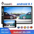Автомобильный мультимедиа плеер Podofo, Универсальный мультимедийный MP5-проигрыватель 2 Din на платформе Android для автомобилей с функциями GPS, WIFI, Bluetooth