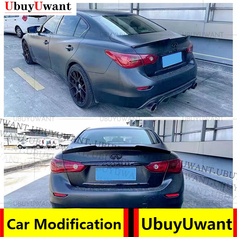 

Глянцевый черный/углеродное волокно, цвет ABS, автомобильная лампа для Infiniti Q50 2014 2015 2016 2017 2018 2019