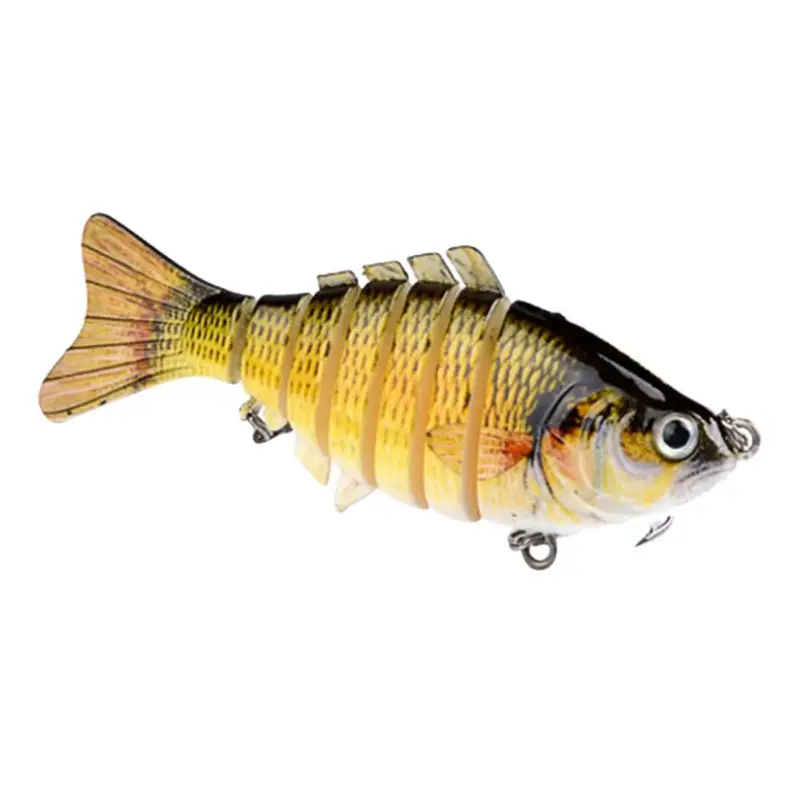 Рыболовная приманка для зимней рыбалки многосекционная в виде гольяна