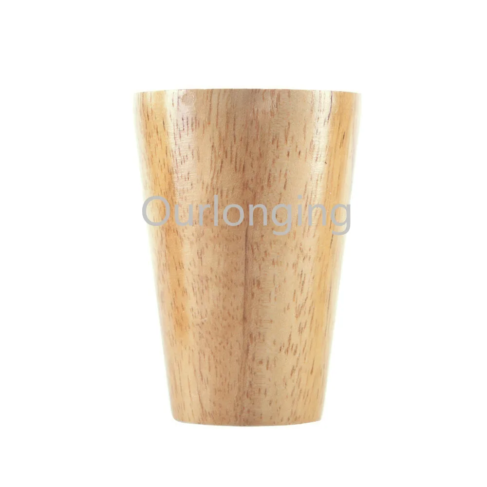 1PCS Natural Wood 80x58x38mm Furniture Leg Cone Shaped Wooden Feet for Cabinets Soft Table with Iron Pad Gasket Screws | Обустройство