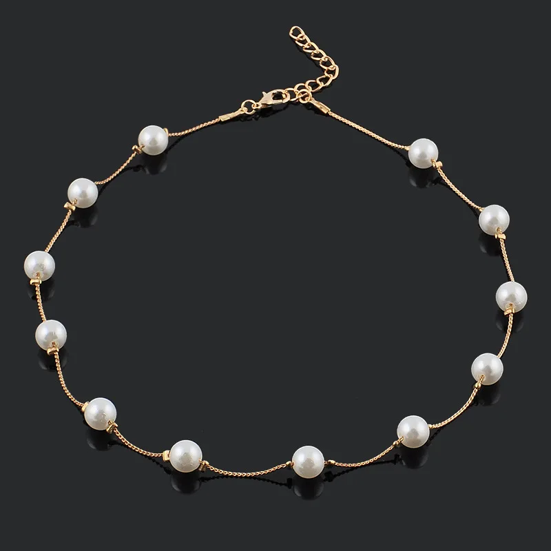

New Fashion Pearl Necklace for Women Wedding Party Elegant Clavicle Chain Accessories Gifts for The New Year Choker Jewellery