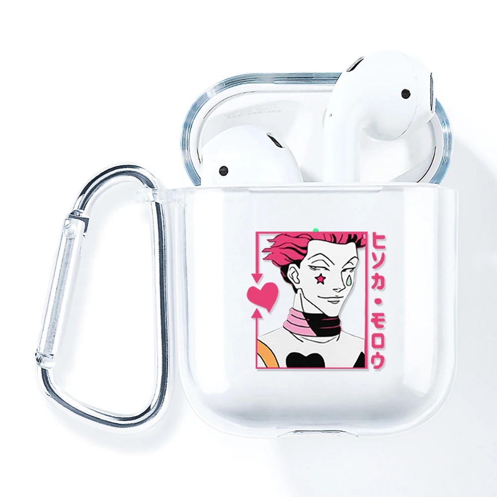 

Case For AirPods 1 2 Pro Cases Bluetooth Earphone Charging Box Cover for Air Pods Pro Coque With hook Transparent Soft Capa