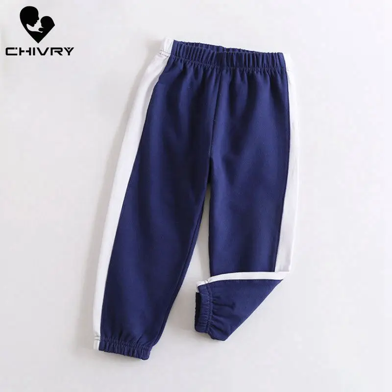 Chivry весенне-осенние спортивные длинные брюки для мальчиков детские модные