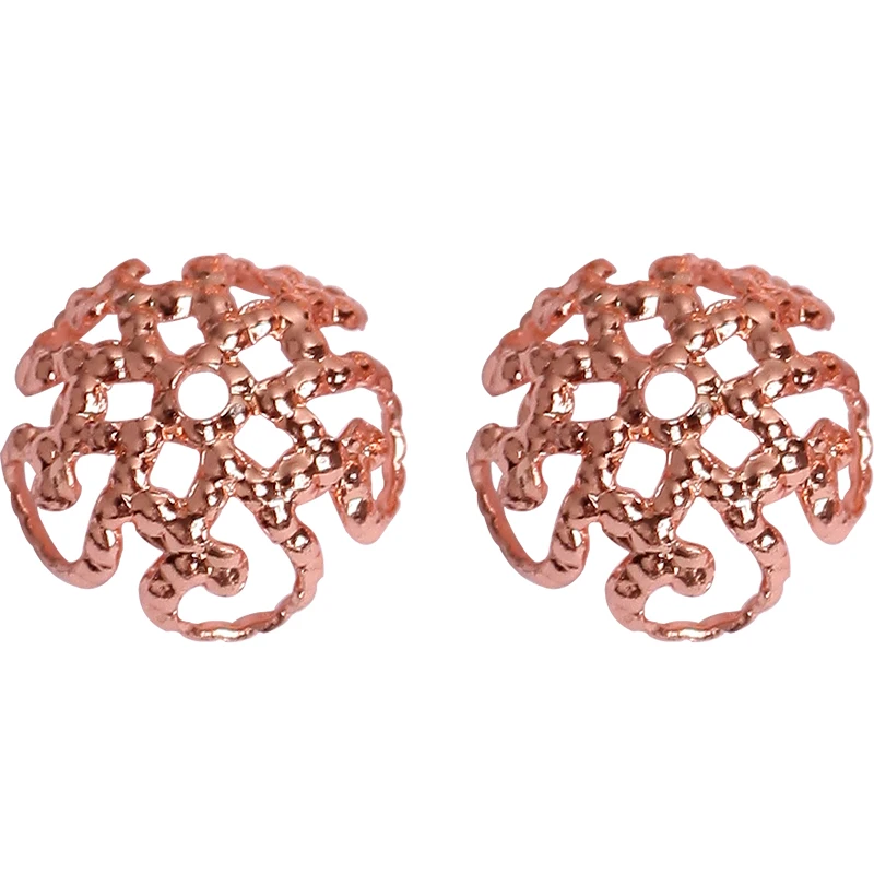 20Pcs 7.78MM Copper Metal Spacers Flower Hollow Loose Spacer Beads For Jewelry Making Bracelets Accessories Handmade Craft 27179 | Украшения