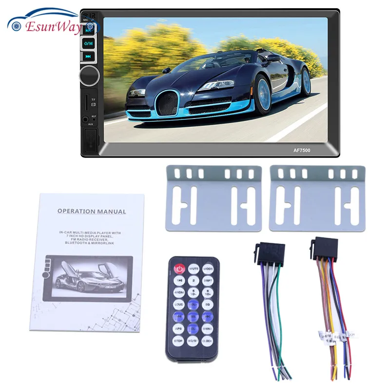 Автомагнитола Autoestereo 7 " 2din автостереосистема Estereo De Auto Con Pantalla Bluetooth зеркальная