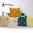 Мультяшный чехол для подушки с изображением утки, декоративные подушки для фермерского дома, чехол для динозавра, декоративная подушка для дивана, чехол для подушки