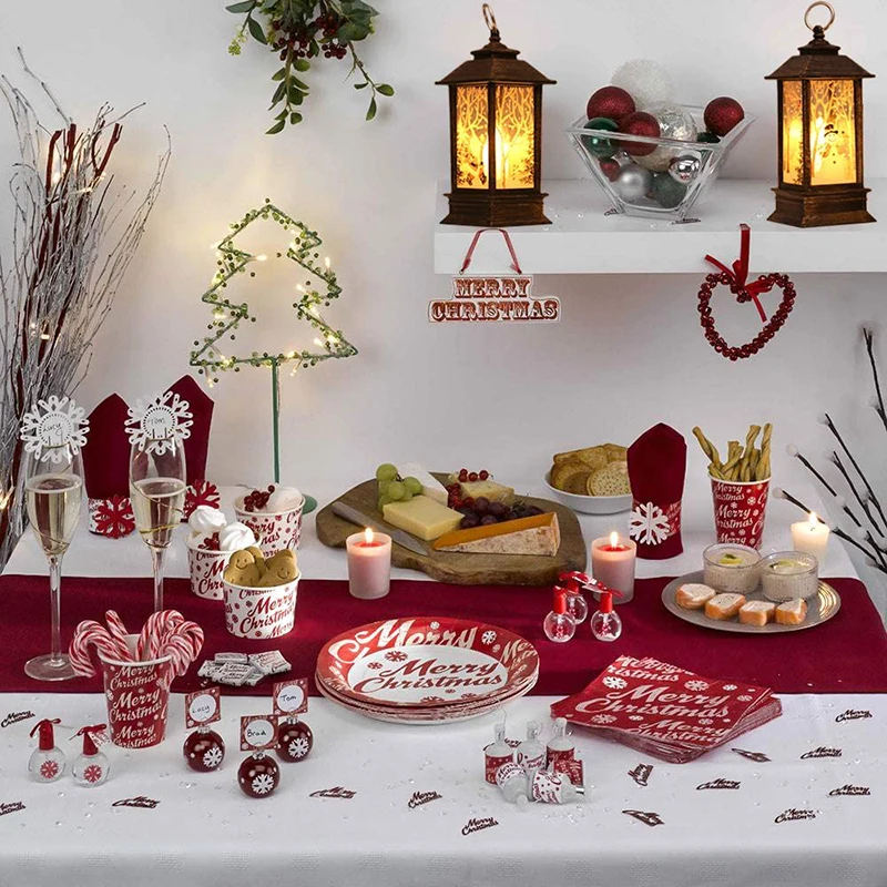 1 шт. Рождественское украшение светодиодный Рождественский фонарь для украшения