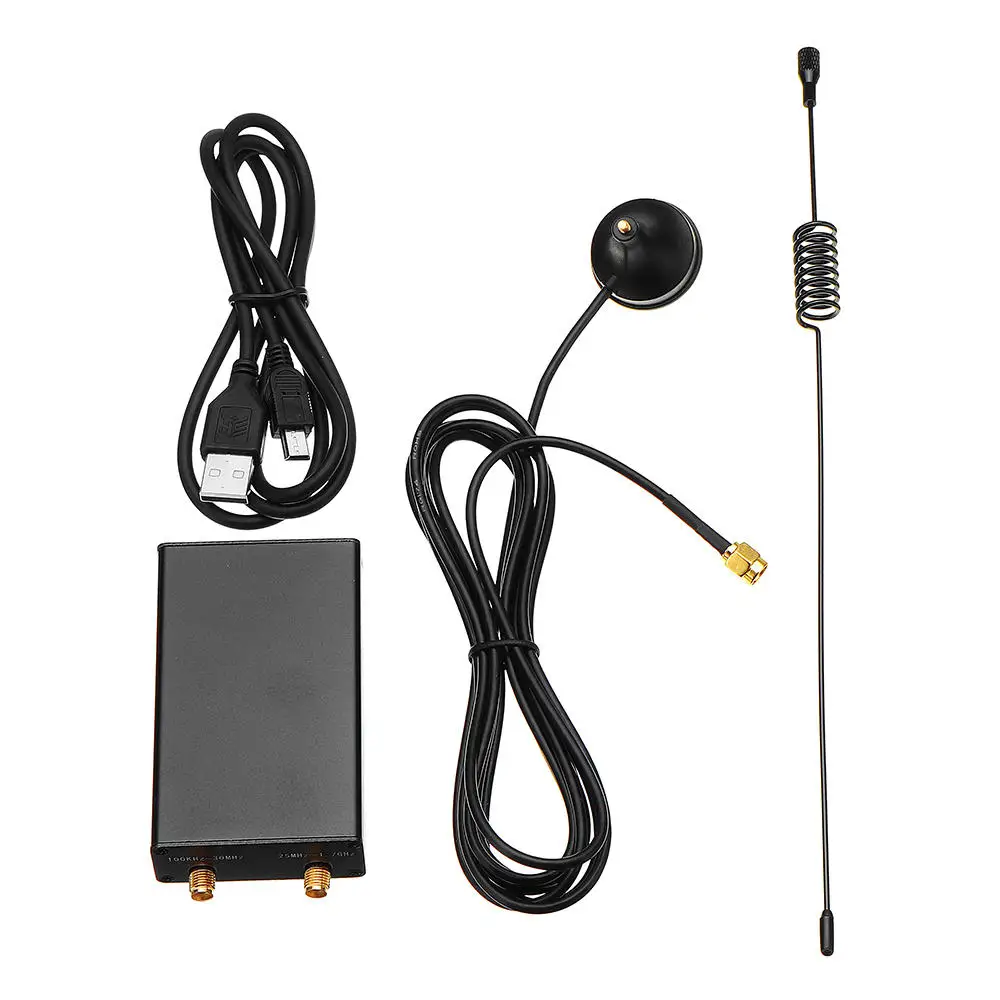 Радиоприемник Ham 100 кГц 1 7 ГГц Полнодиапазонный УФ приемник HF с USB тюнером и