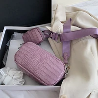 crossbody sale bags shoulder handbags female cross body bag mini pu leather for women 2 pcsset 2020 solid color box single