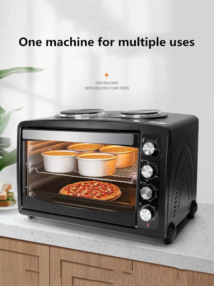 Электрическая духовка бытовая многофункциональная большая емкость 75 л