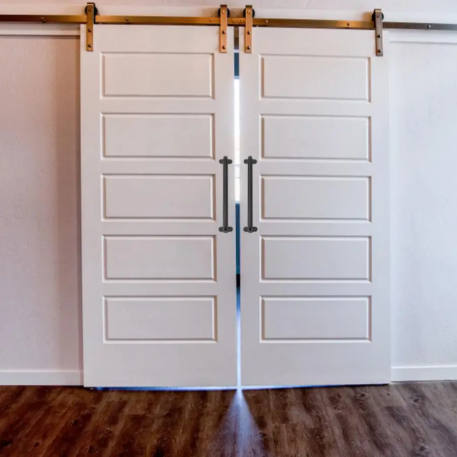 Скандинавская современная деревянная дверная ручка в виде амбара стиле ретро