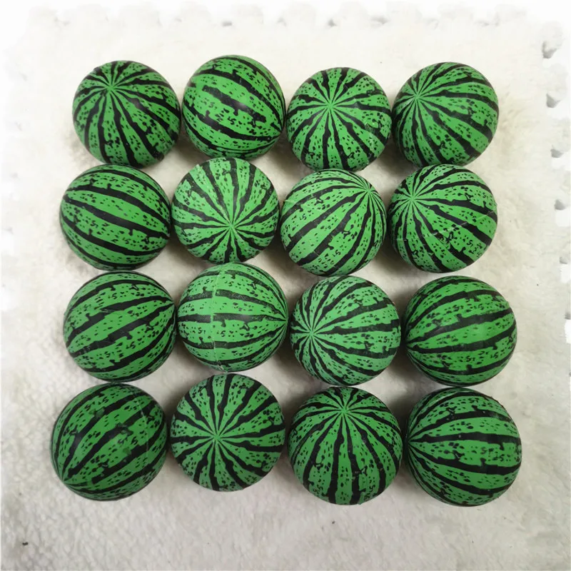 50 шт 42 мм зеленый арбузный резиновый прыгающий мяч детский эластичный дети