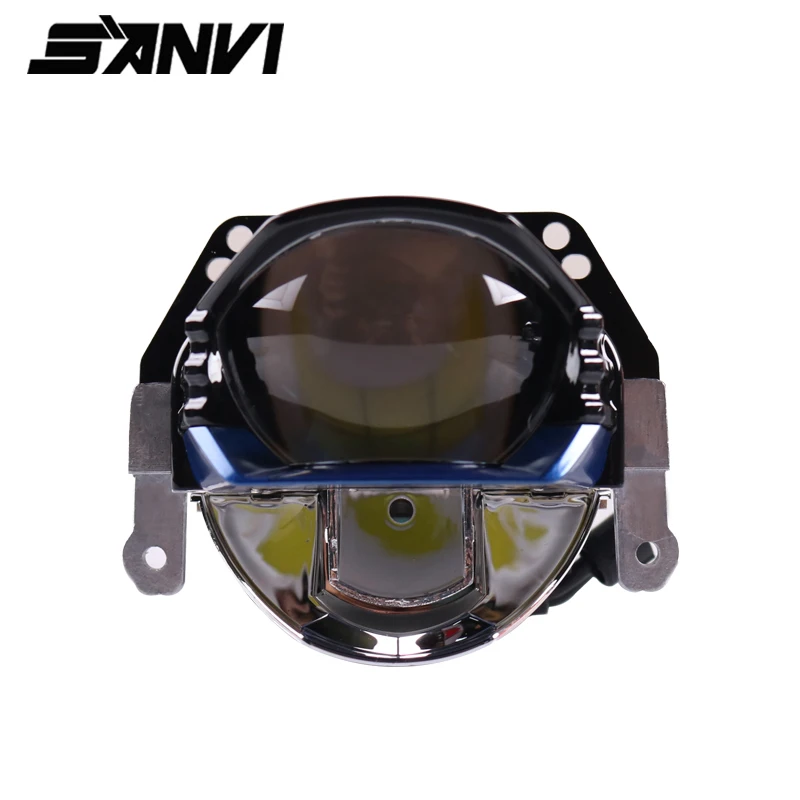 Sanvi Newes 2,5 дюйм(ов) Bi светодиодный лазерный проектор линзы фары 12V 5500k 100W авто светодиодный проектор фары автомобильных фар модернизация
