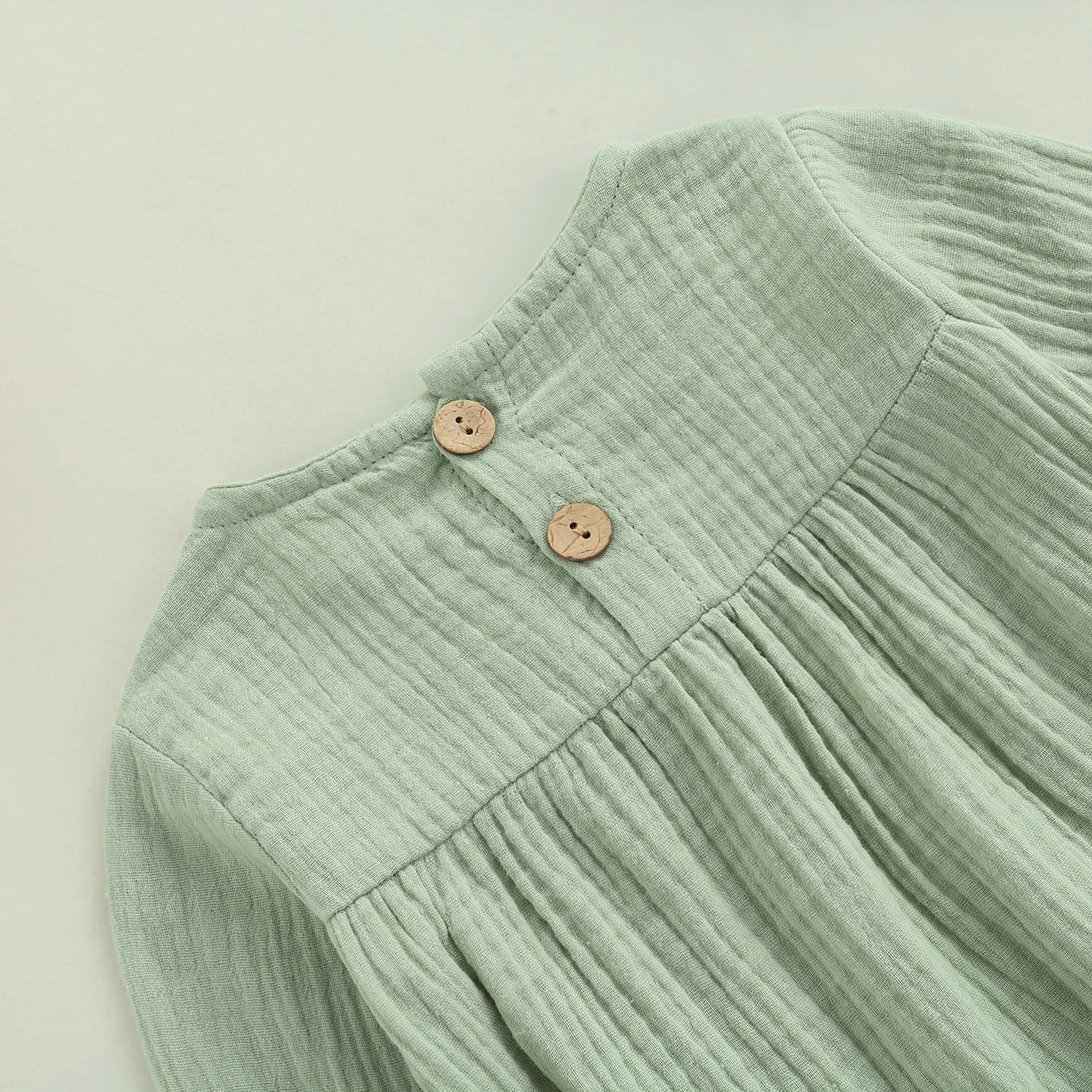 Детский комбинезон с цветочной вышивкой и длинным рукавом-фонариком - купить по