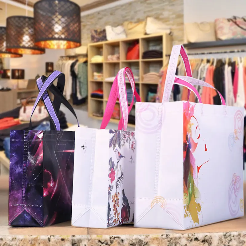 Эко Водонепроницаемая Женская хозяйственная сумка многоразовая с принтом