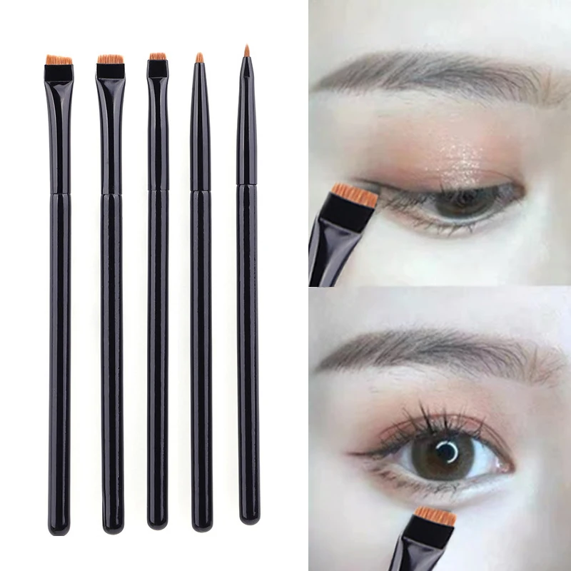 

Малый угловой консилер для глаз, контурная кисть для бровей, кисти для макияжа, кисть для подводки глаз, крема, косметические инструменты, ки...