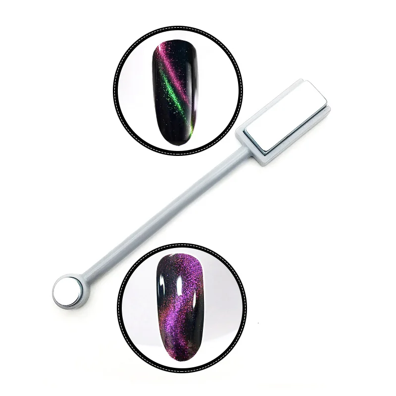 Магнитный гель CANNI для ногтей кошачий глаз с изображением звездного неба и