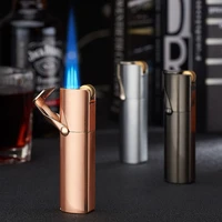 1300c high firepower three flames windproof turbo lighter metal gas lighters cigar tube kitchen outdoor lighter mens gifts