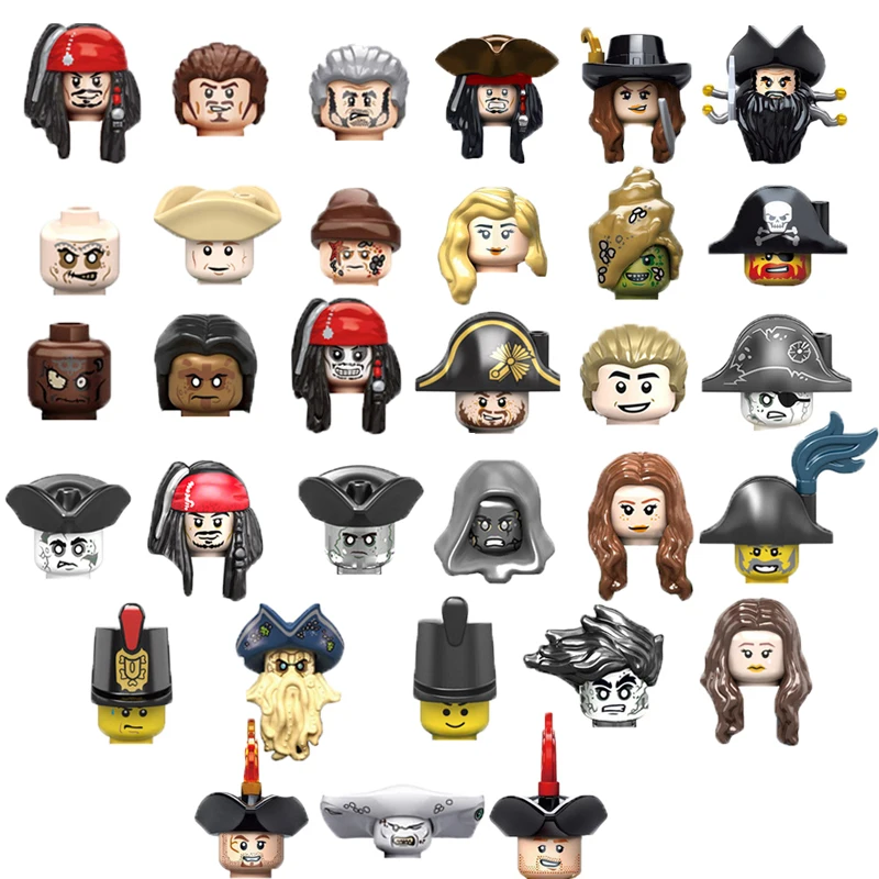 Миниатюрные фигурки пиратов конструктор из фильмов Карибского моря