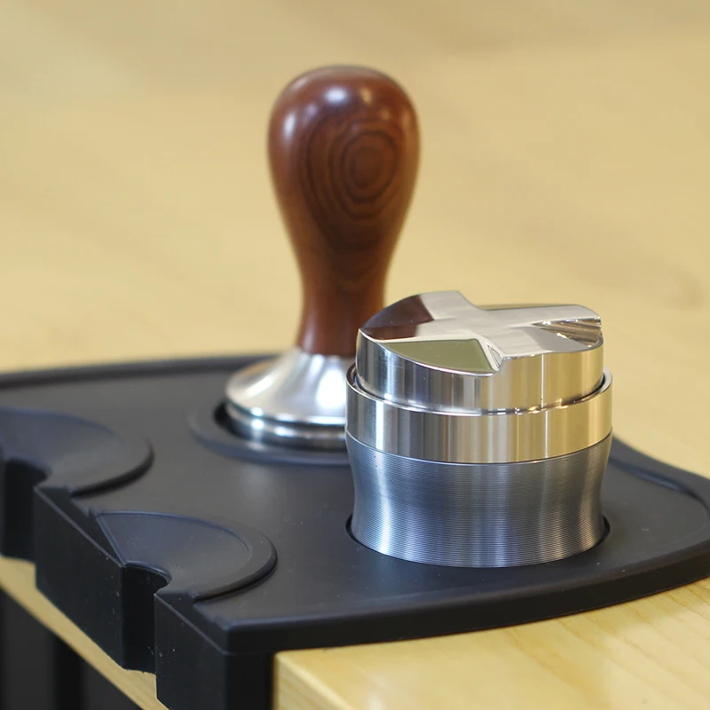 Набор для бариста из нержавеющей стали с деревянной ручкой 58 35 мм|Темперы кофе| |