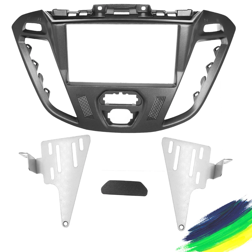 Автомагнитола фасция для 2013 Ford Transit Custom 2 Din рама 173*98 мм стерео пластина рамка