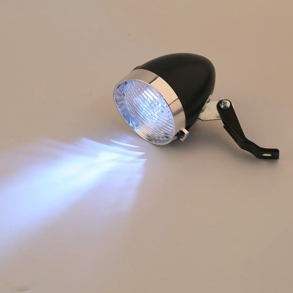 

Hot 3 LED Bicycle Headlight Bike Front Light High Quality Retro Bicycle Headlight Vintage Flashlight Lamp Wholesale Dropshipping