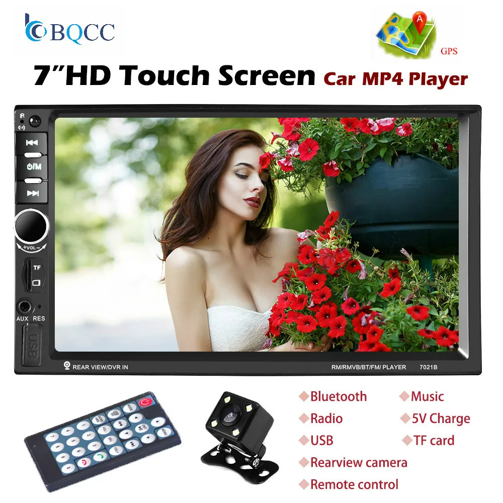 Автомагнитола 7 дюймов 2 Din HD сенсорный экран 7021G Bluetooth FM радио аудио стерео Mp3 Mp5