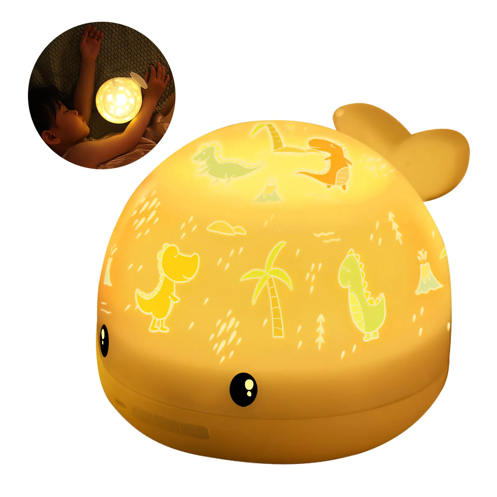 

Проекционная Светодиодная лампа Ocean World, ночник с 8 наборами освещения, прикроватная лампа с рисунком для семьи, спальни, детской комнаты