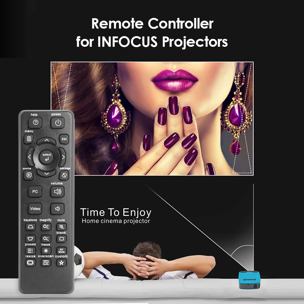 Пульт дистанционного управления для проектора InFocus IN112 IN114 IN124 Сменные аксессуары