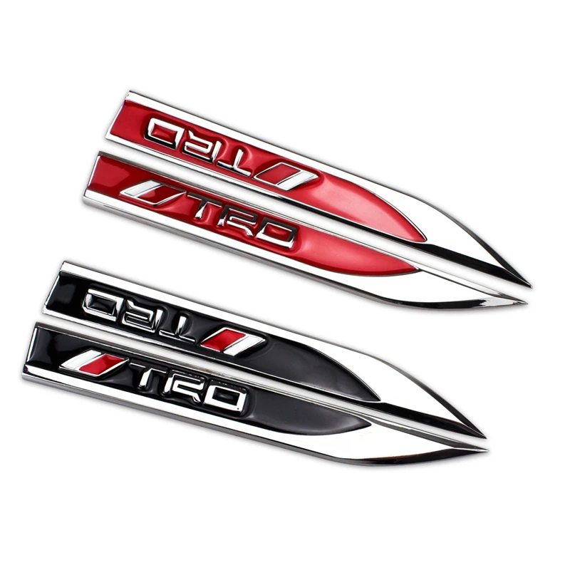 Автомобильный Стайлинг 3D металлический TRD значок для гоночного автомобиля