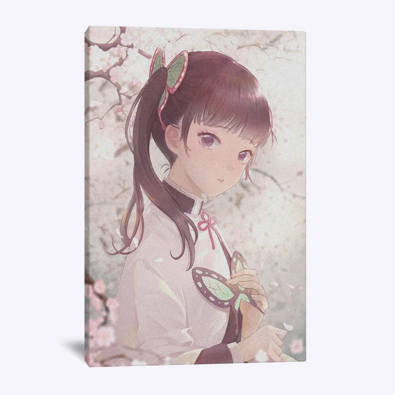 Настенная картина Kanao Tsuyuri Demon Slayer Kimetsu no Yaiba украшение на холсте постеры для