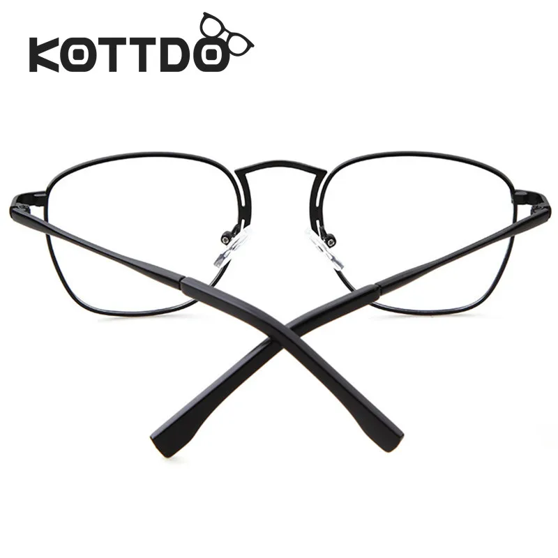 Kottdo новые модные мужские и женские брендовые дизайнерские металлические очки, компьютерные оптические очки для близорукости, оправа Oculos de grau
