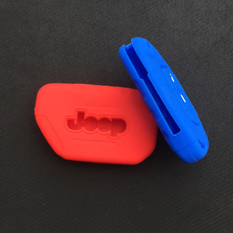 Силиконовый резиновый защитный чехол для автомобильных ключей Jeep 2018 2019 Wrangler JL JLU