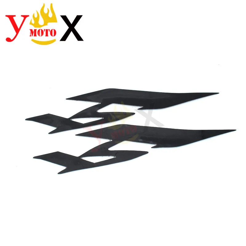 Pair R1 Motorcycle 3D Real Carbon Fiber Logo Emblem Sticker Decal Symbol Mark Side Fairing Badge For Yamaha YZF 1000 YZF-R1 | Автомобили и