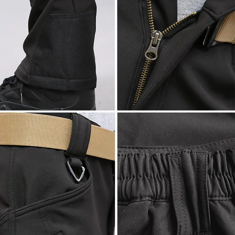 Для мужчин на открытом воздухе тепло рефлекс Мягкие штаны кемпинг тактические