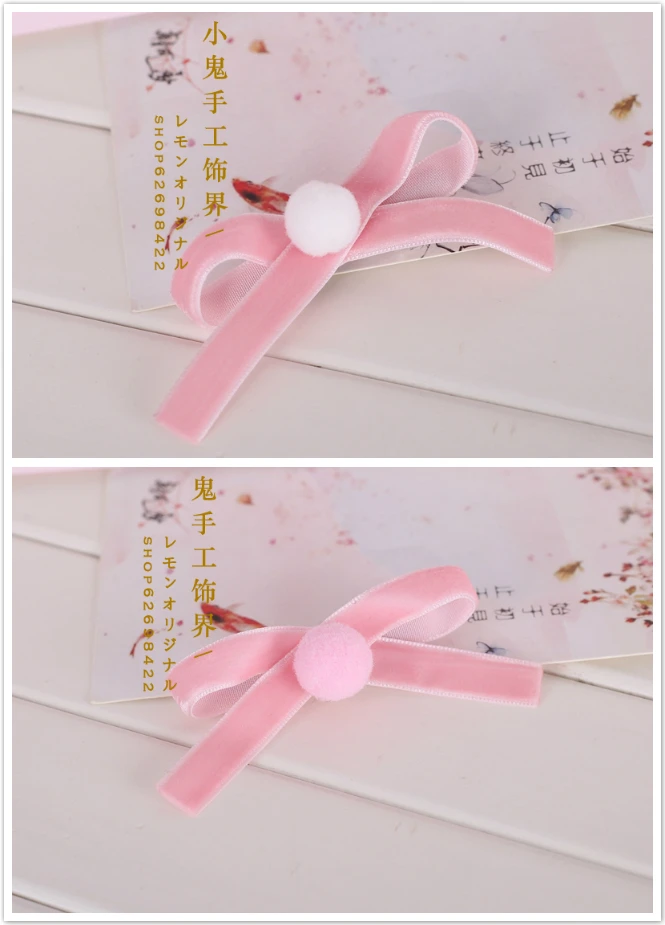 2 PCS Side Clip Мягкий сестра сладкое печенье шляпа Берет шерстяной шляпа художника шапка кролик Весна и осень сбоку заколка волосы "Лолита" аксессуары - Цвет: 2 PCS Side Clip