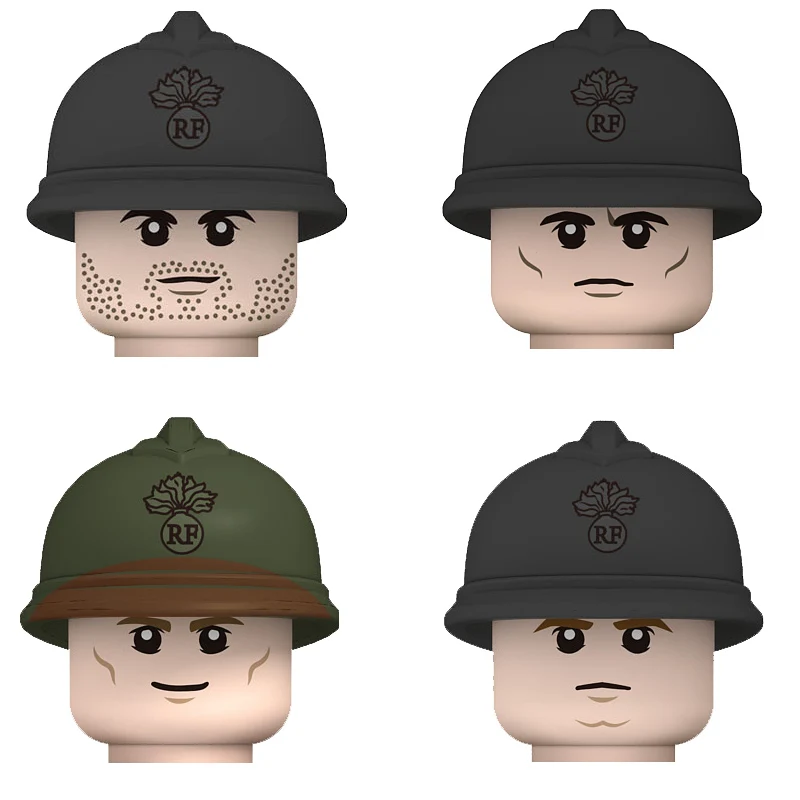 Фигурки солдат французской пехоты WW1 строительные блоки военный французский