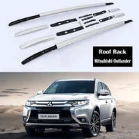 aluminum alloy roof rack for mitsubishi outlander 2013 2021 rails bar luggage carrier bars top cross bar rack rail boxes