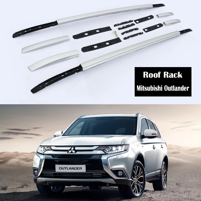 Алюминиевый сплав Багажник На Крышу для Mitsubishi Outlander 2013 2021 рельсы бар багаж Carrier Bars