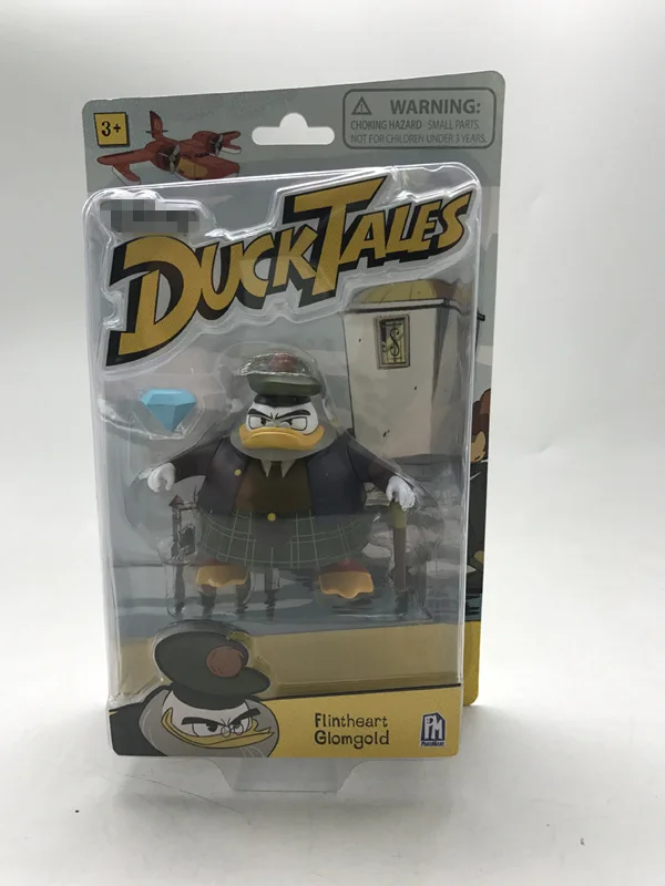 In Box Гаражный набор, Классическая Игрушка, утка, сказки, мини-кукла, Дональд Дак, подвижные суставы, фигурка, Коллекционная модель, свободная игрушка, подарки - Цвет: In Box