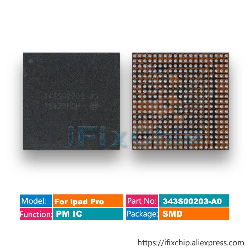 

1-5 шт./лот 343S00203 343S00203-A0 PMU PM IC для IPAD 2018 A1893 Power PMIC зарядный чип IC