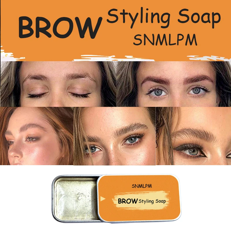 SNMLPM 3D Пернатые брови макияж бальзам Стайлинг мыло набор стойкая установка бровей