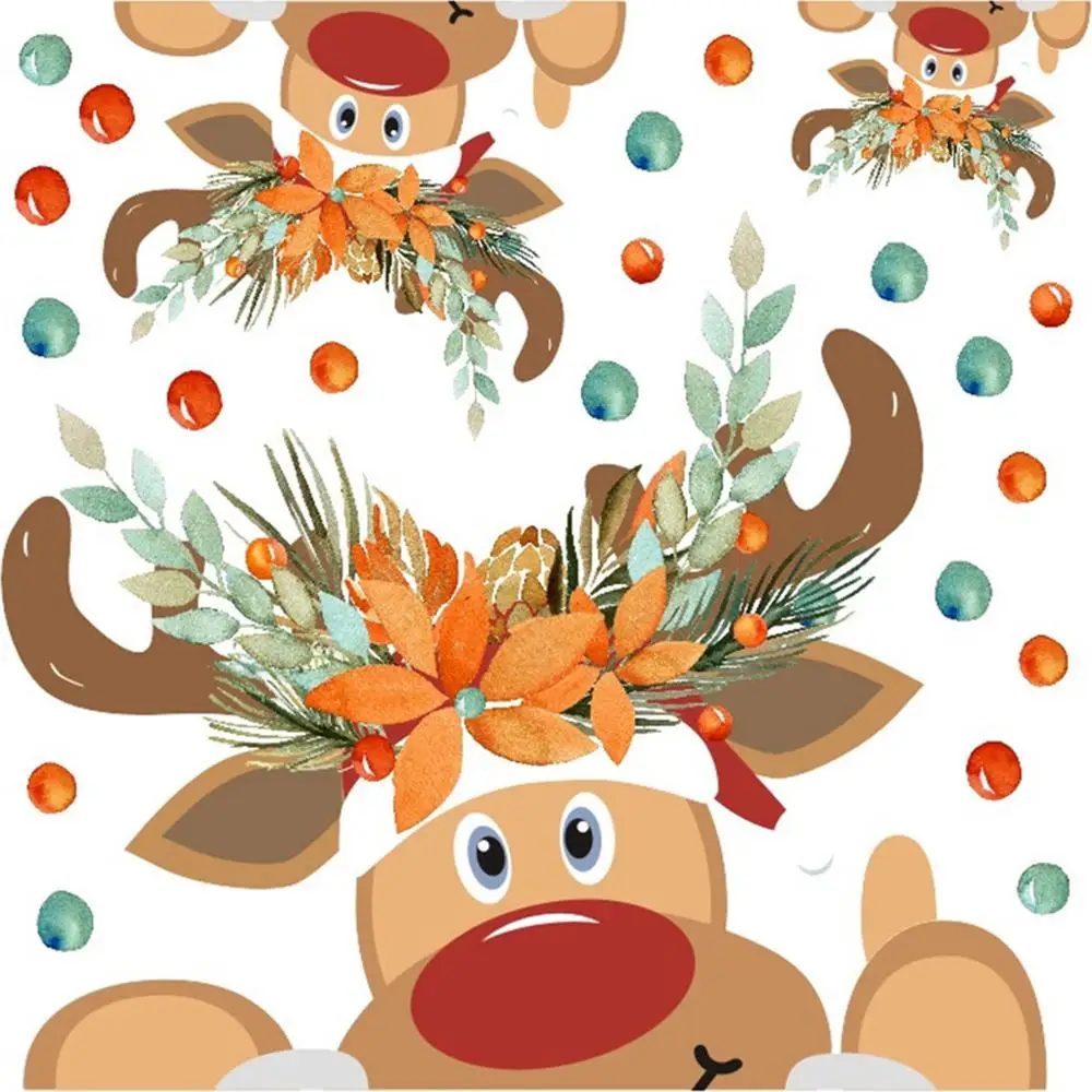 Наклейки на стену для рукоделия рождественские наклейки декоративные дома 4 | Дом