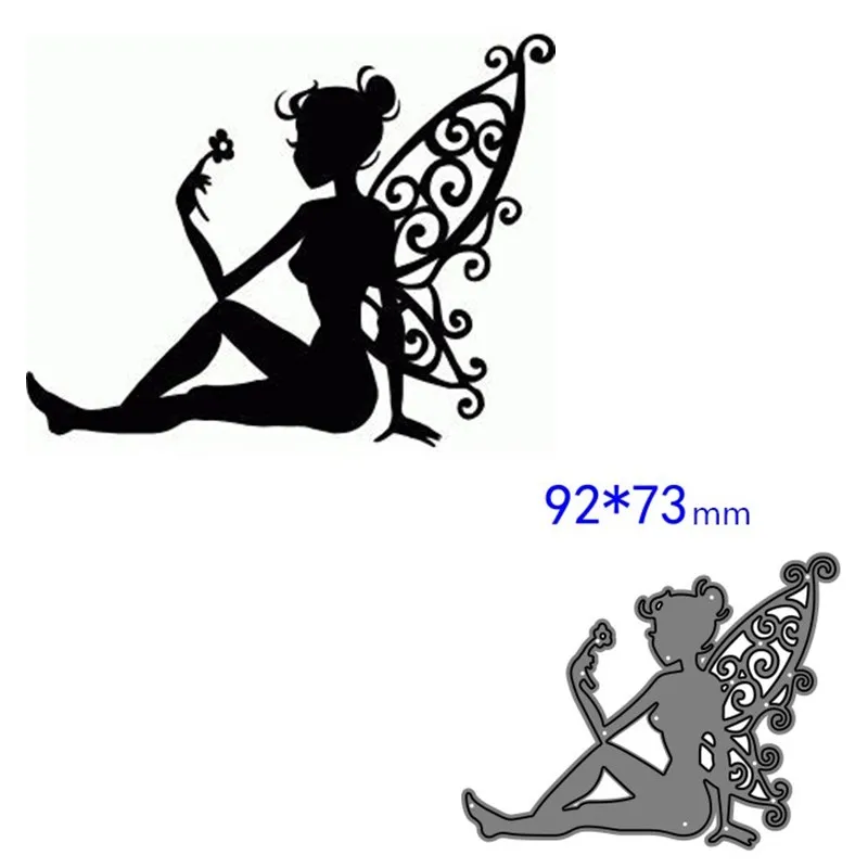 

Металлические режущие штампы высечки формы эльфы украшения записки Бумага Ремесло Нож Форма лезвие штампованные трафареты умирает