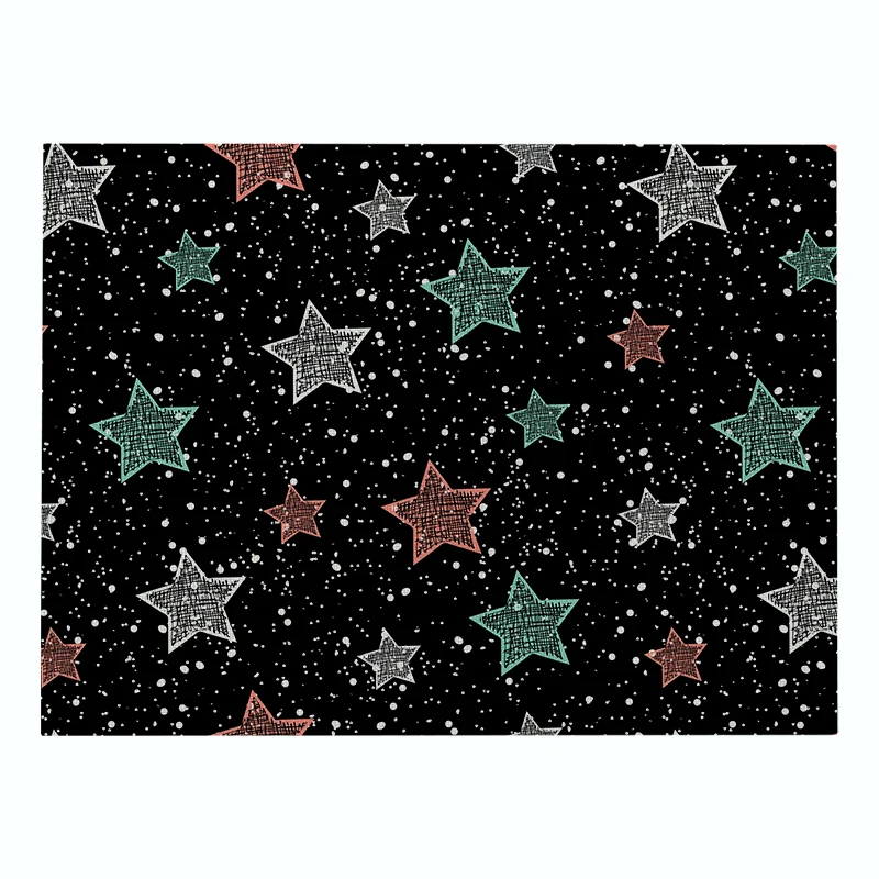 883 SEAAN Dark Christmas Decor Tableware Durable Dinner Table Placemat Tea Party Kitchen Accessories Bowl Cup Pads Drink Coasters - Цвет: 883